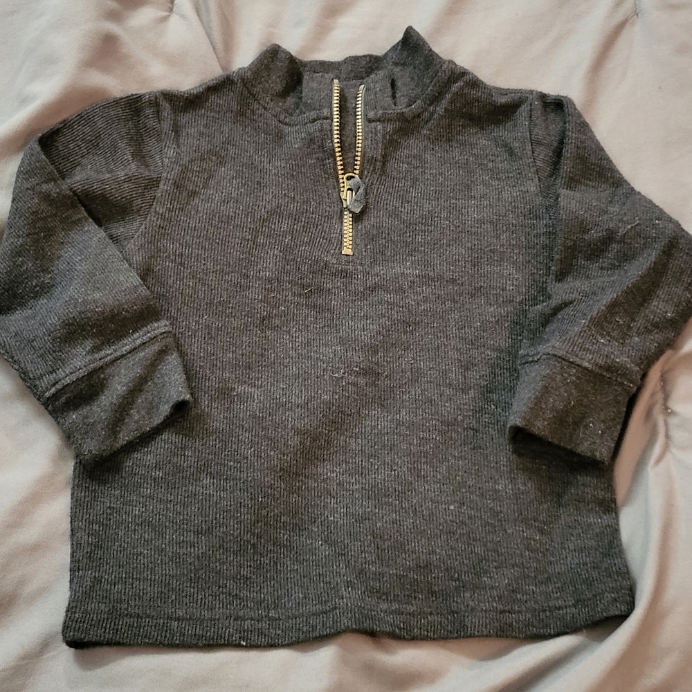 Healthtex baby boy gray sweater 18 months